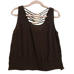 Maite Perroni Collection sheer top size M NWT